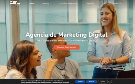 Inicio Página web de Agencia CSL