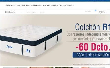 Inicio Página web de Colchones Rambler